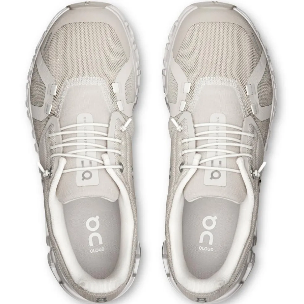 On Cloud 6 hardloopschoenen dames pearl white