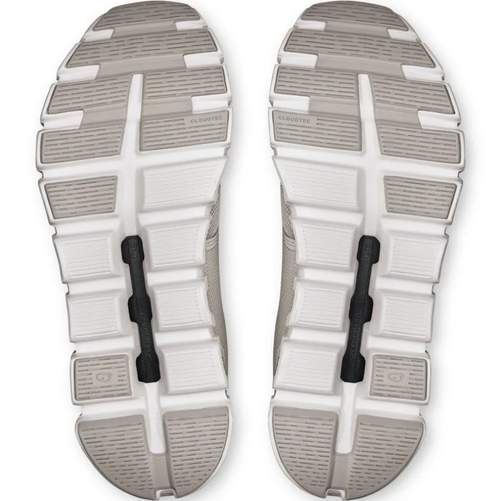 On Cloud 6 hardloopschoenen dames pearl white