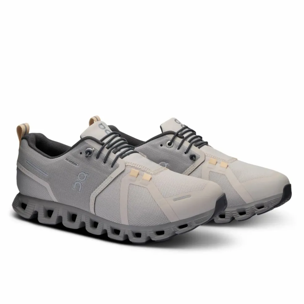 On Cloud 5 Waterproof hardloopschoenen dames pearl fog