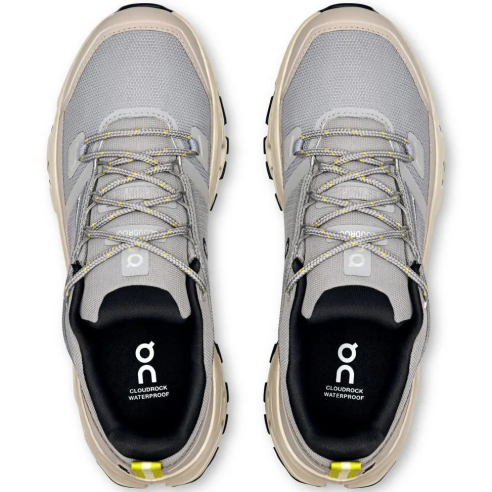 On Cloudrock Low wandelschoenen dames alloy ice