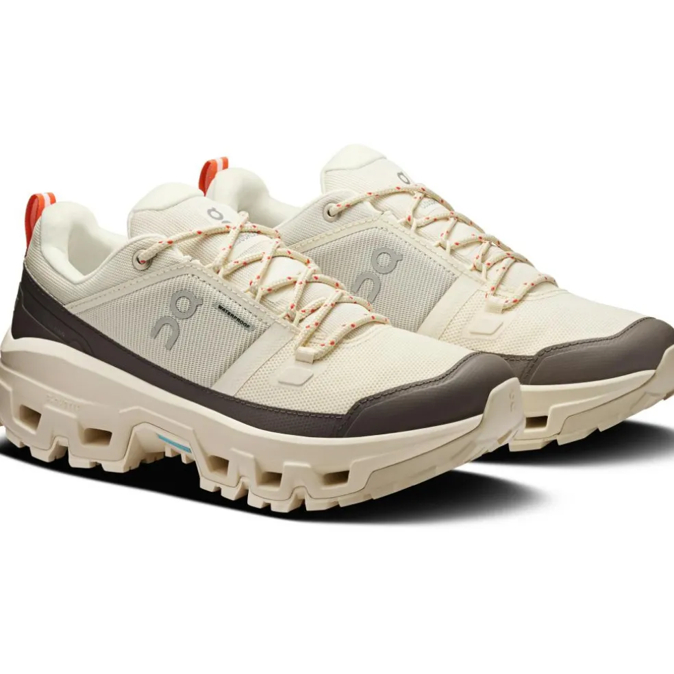 On Cloudrock Low Waterproof wandelschoenen dames ivory ivory