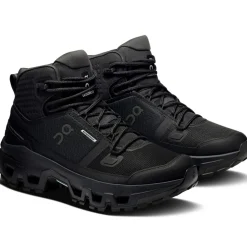 On Cloudrock Mid wandelschoenen dames black black