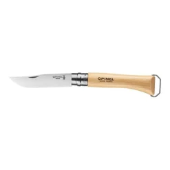 Opinel N10 zakmes hout zilver