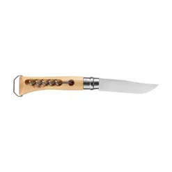 Opinel N10 zakmes hout zilver