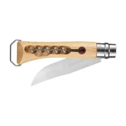 Opinel N10 zakmes hout zilver