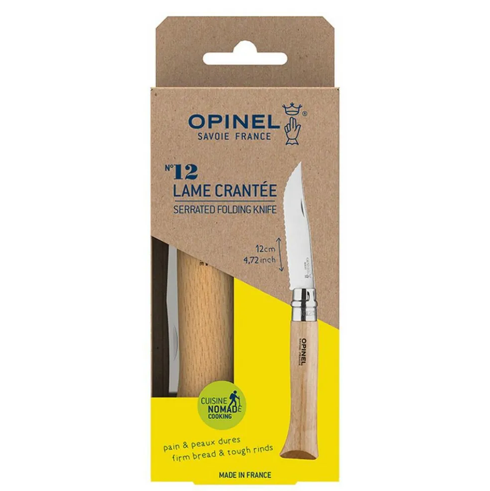 Opinel N012 zakmes hout zilver