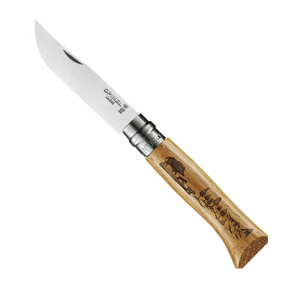 Opinel Zakmes nr. 8 animalia 192 mm