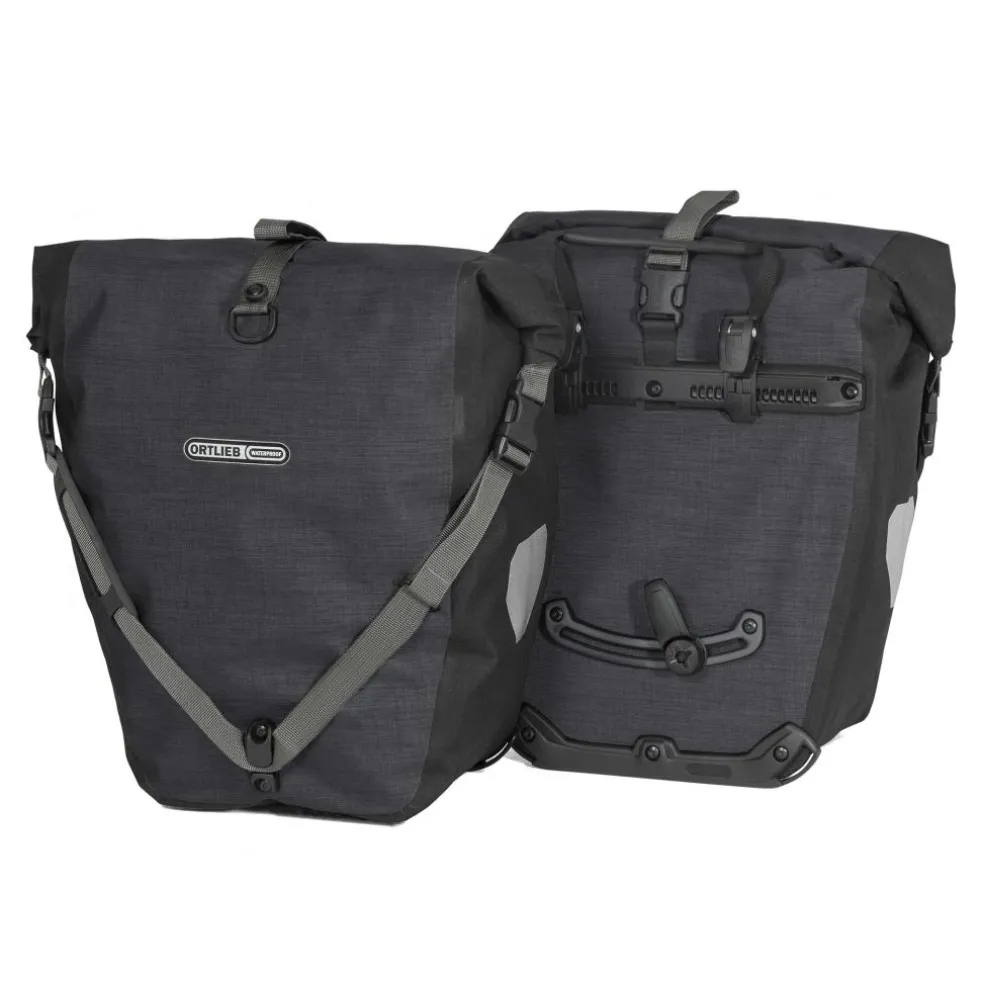 Ortlieb Back-Roller Plus CR 2 x 20 liter fietstas granite black