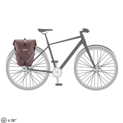 Ortlieb Back-Roller Urban 20 liter fietstas ash rose