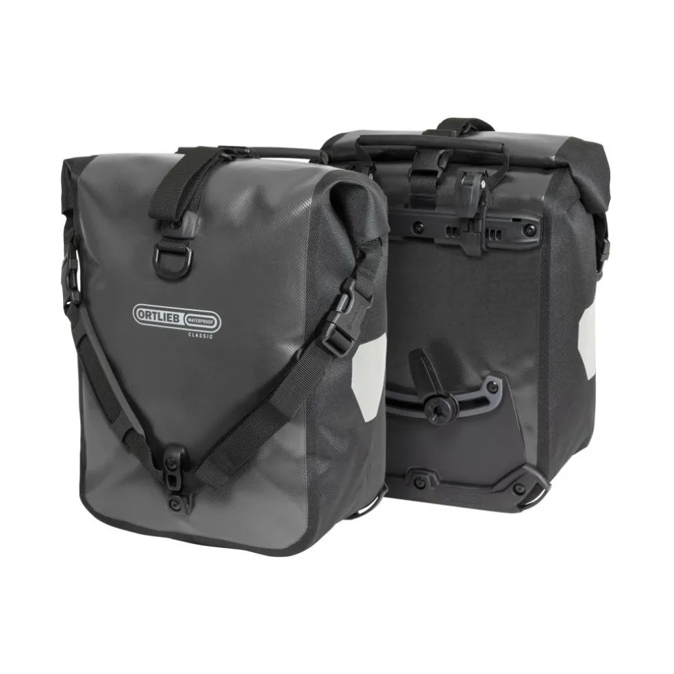 Ortlieb Sport-Roller 2 x 12,5 liter fietstas asphalt black