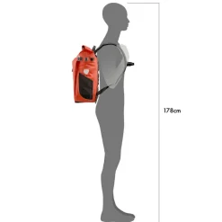 Ortlieb Vario 26 liter fietstas rooibos