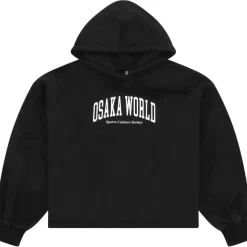 Osaka Cropped hoodie dames black