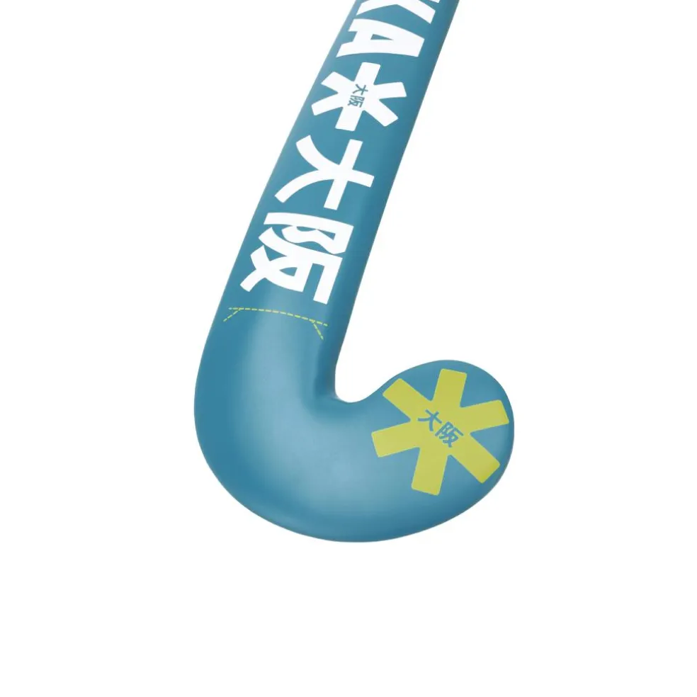 Osaka Indoor Mid Bow WD hockeystick junior retro blue