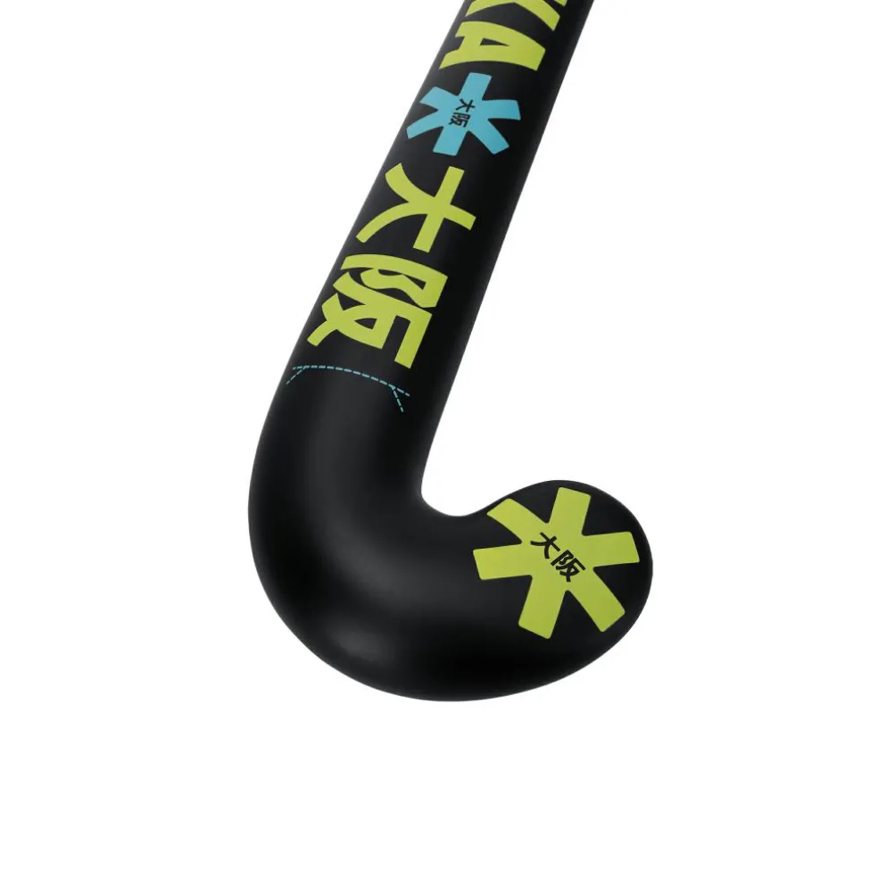 Osaka Mid Bow 10 hockeystick junior blue shadow lime