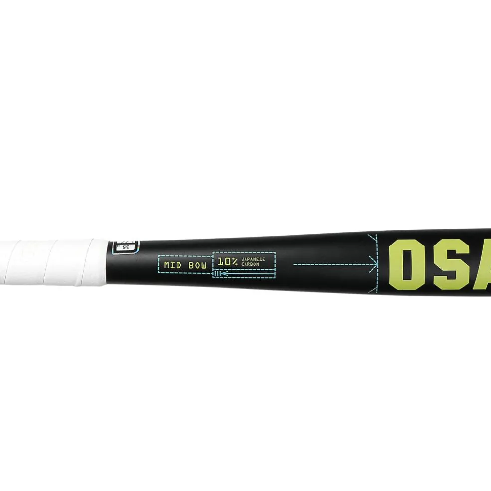 Osaka Mid Bow 10 hockeystick junior blue shadow lime