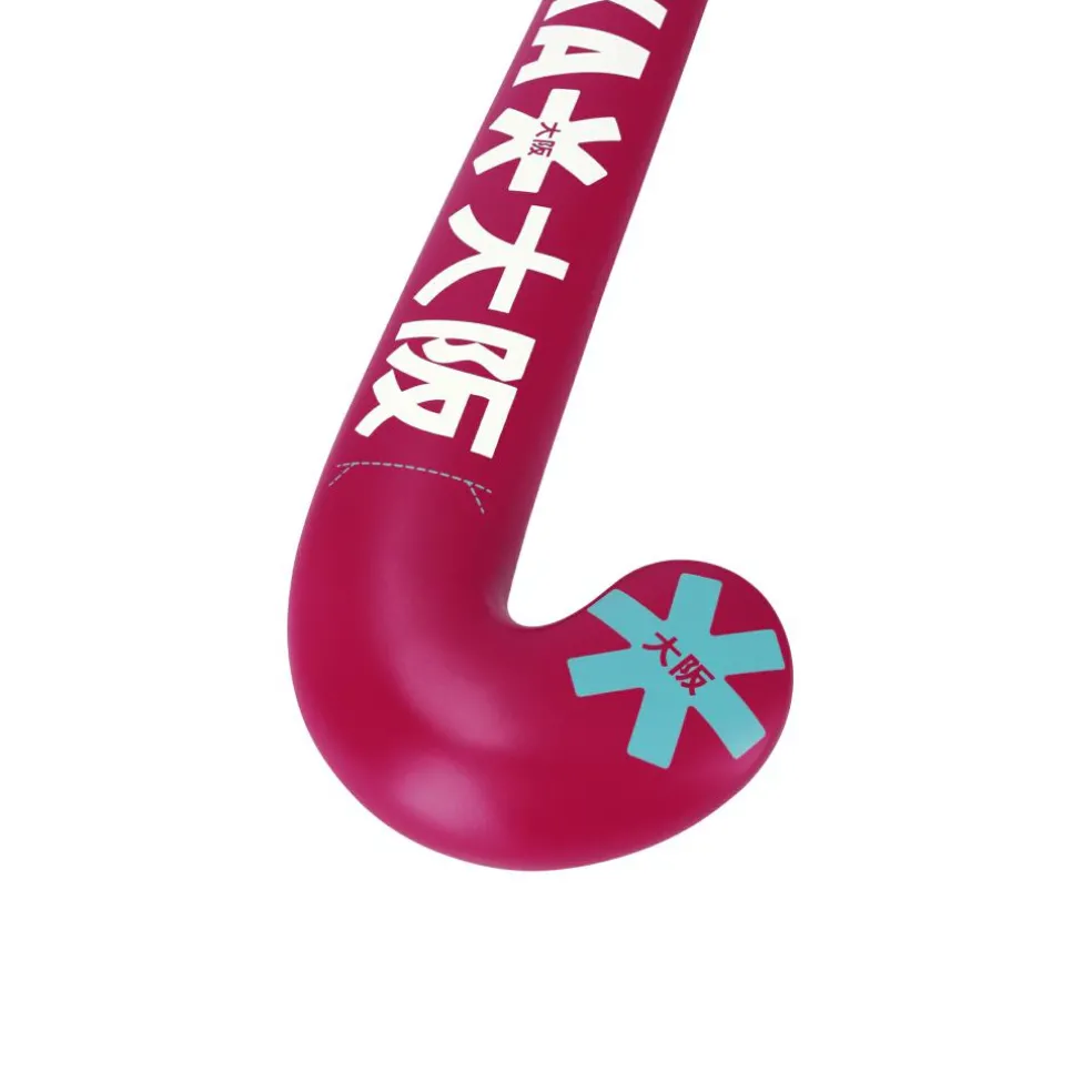 Osaka Mid Bow WD hockeystick junior raspberry