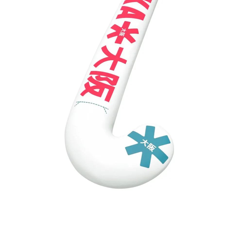 Osaka Mid Bow WG hockeystick junior raspberry