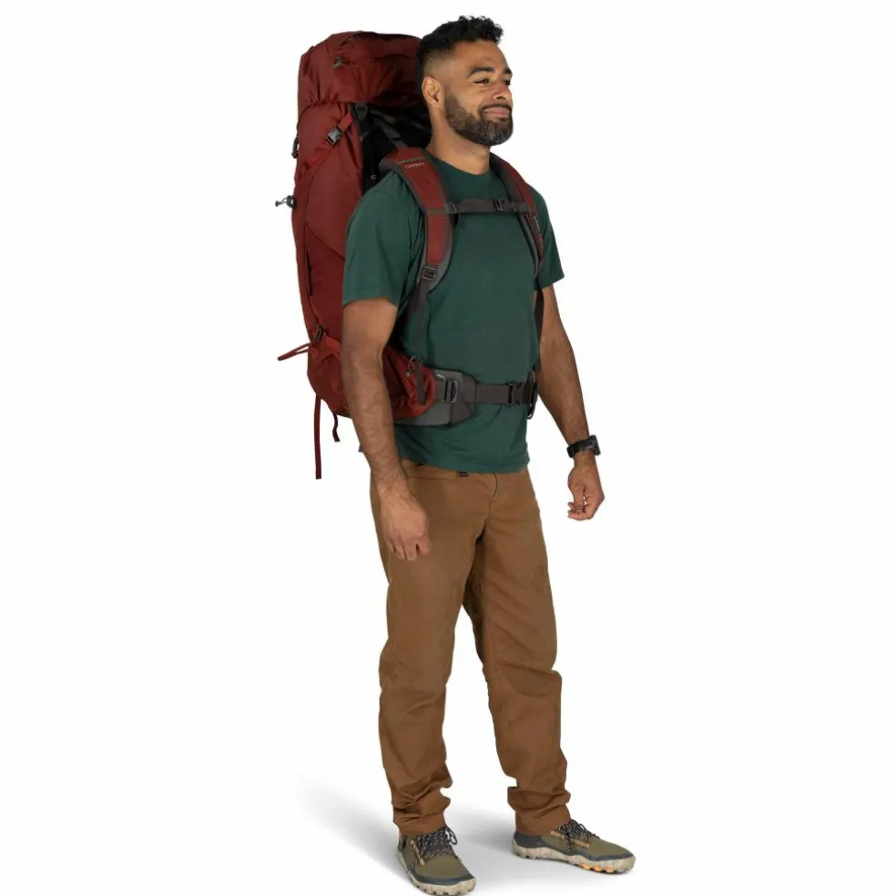 Osprey Aether 65 L/XL backpack 68L heren deep acorn red