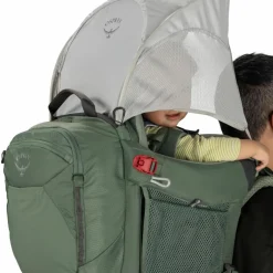 Osprey Poco Premium kinderdrager koseret green