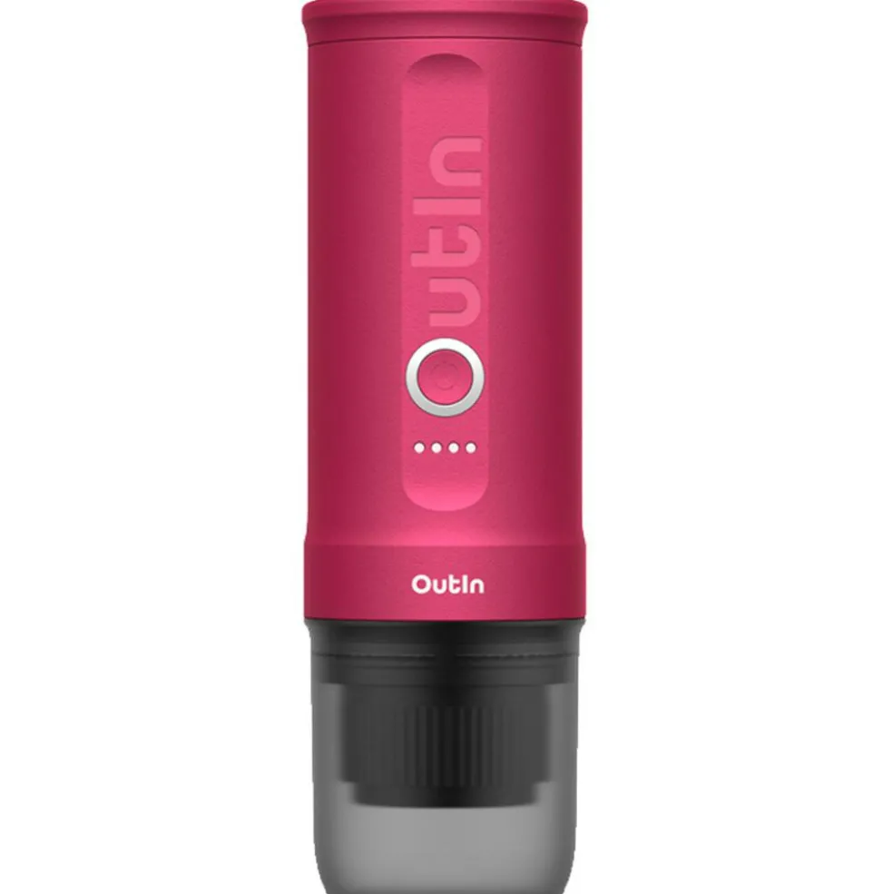 OutIn Nano draagbare espressomachine fuchsia pink
