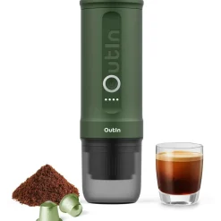 OutIn Nano draagbare espressomachine forest green