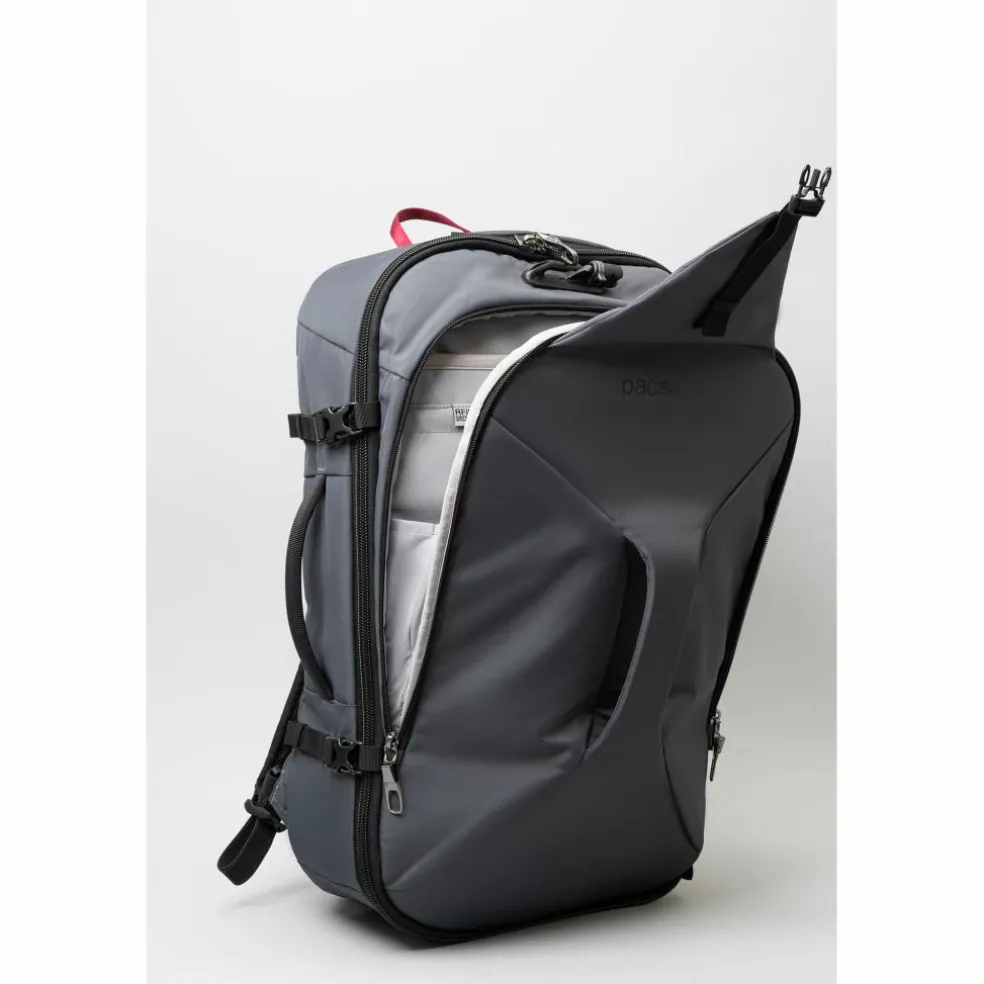 PacSafe EXP45 16 inch laptop rugzak 45 liter slate