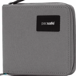 PacSafe RFIDsafe Zip Around portemonnee stone