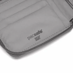 PacSafe RFIDsafe Zip Around portemonnee stone