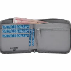 PacSafe RFIDsafe Zip Around portemonnee stone