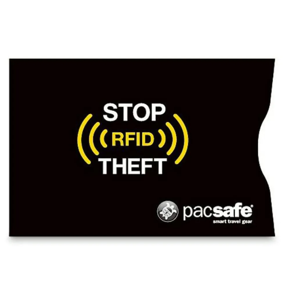 PacSafe RFIDsleeve 25 kaartbeschermer black
