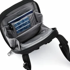 PacSafe Tech schoudertas jet black