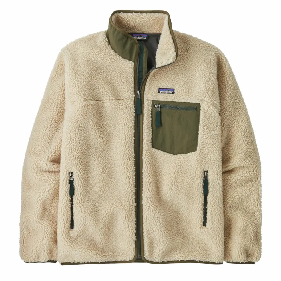 Patagonia Classic Retro-X fleece vest heren dark natural basin green