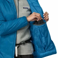 Patagonia DAS light Hoody outdoor jack dames endless blue
