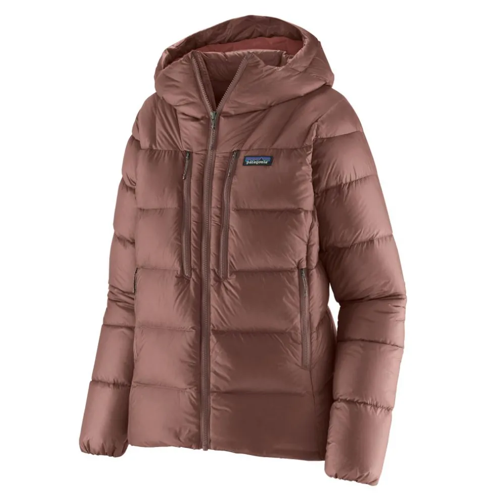 Patagonia Fitz Roy Down Hoody outdoor jack dames dulse mauve