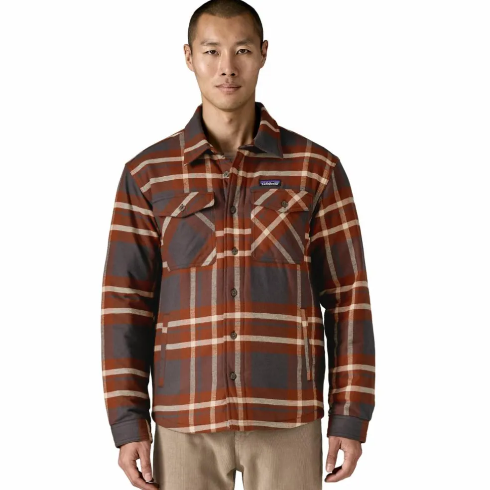 Patagonia Lightweight Insulated Fjord overhemd heren ashore ink black