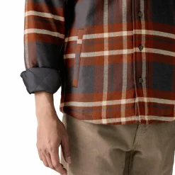 Patagonia Lightweight Insulated Fjord overhemd heren ashore ink black