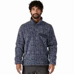 Patagonia Lightweight Synchilla Snap-T sweater heren flow sunken blue