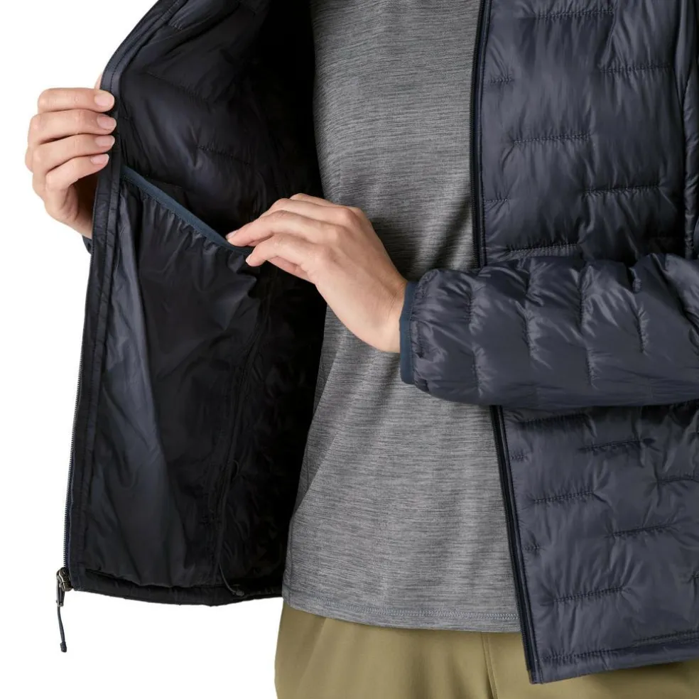 Patagonia Micro Puff outdoor jack dames smolder blue