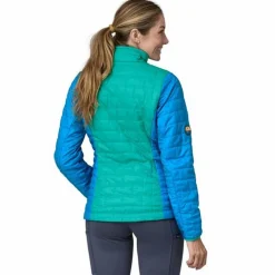 Patagonia Nano Puff outdoor jack dames subtidal blue