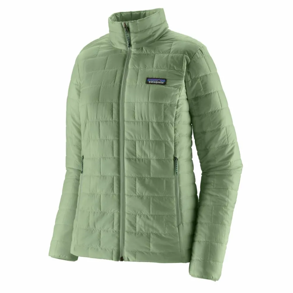 Patagonia Nano Puff outdoor jack dames ellwood green