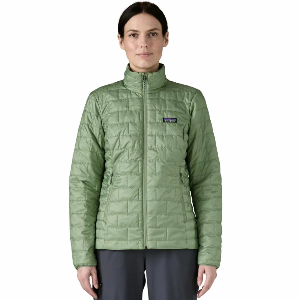 Patagonia Nano Puff outdoor jack dames ellwood green