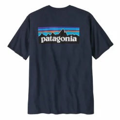 Patagonia P-6 Logo Responsibili-Tee shirt heren new navy