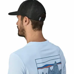 Patagonia P-6 Logo Trucker pet black