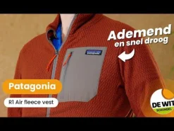 Patagonia R1 Air fleece vest heren dried vanilla