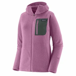 Patagonia R1 Air Hoody fleece vest dames brisk purple