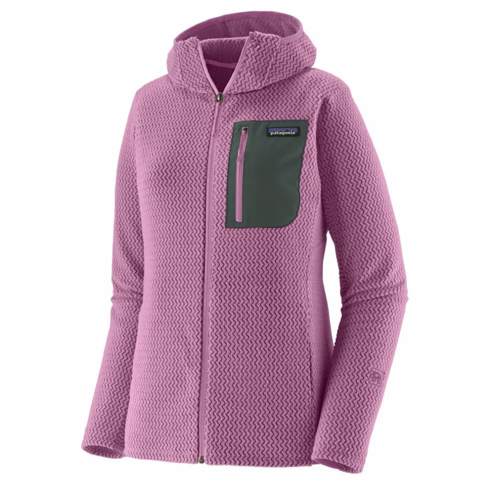Patagonia R1 Air Hoody fleece vest dames brisk purple