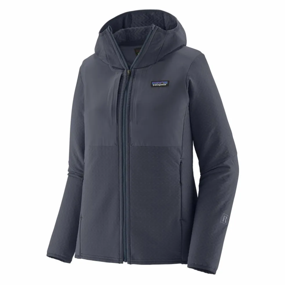 Patagonia R2 CrossStrata Hoody outdoor jack dames smolder blue