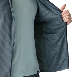Patagonia R1 fleece vest heren utility blue