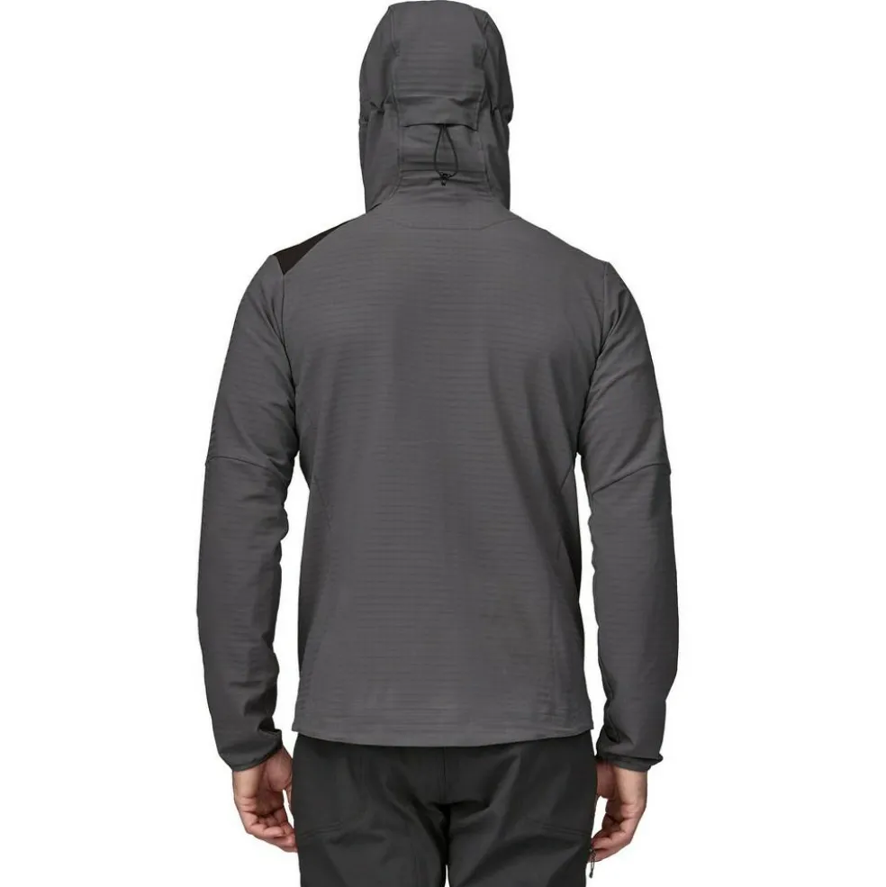 Patagonia R1 TechFace Hoody outdoor jack heren forge grey