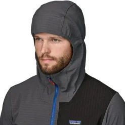 Patagonia R1 TechFace Hoody outdoor jack heren forge grey